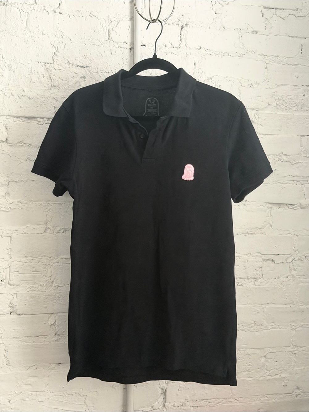 Ken Block x Hoonigan x Trouble Andrew 43 Pink Ghost 100% Cotton Polo Shirt